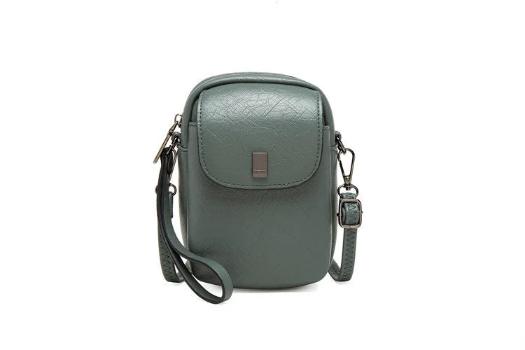 Prati Version Shoulder Bag Women's Vertical PU Messenger Bag