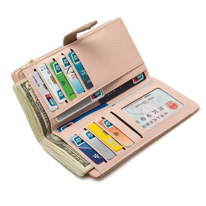Prentie Wallet Women's Printing Zipper Buckle Long Wallet Handbag