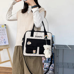 Preppy Female Backpacks Waterproof Candy Colors Teenage Girl Travel Rucksack