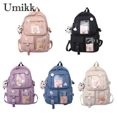 Preppy Style Women Backpacks Casual Teenager Girls Handbag