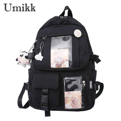 Preppy Style Women Backpacks Casual Teenager Girls Handbag