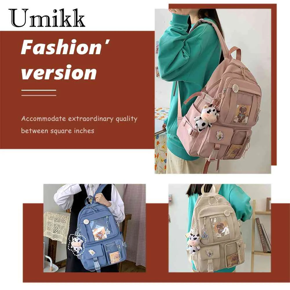 Preppy Style Women Backpacks Casual Teenager Girls Handbag