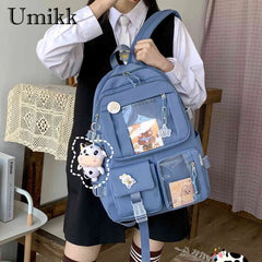 Preppy Style Women Backpacks Casual Teenager Girls Handbag