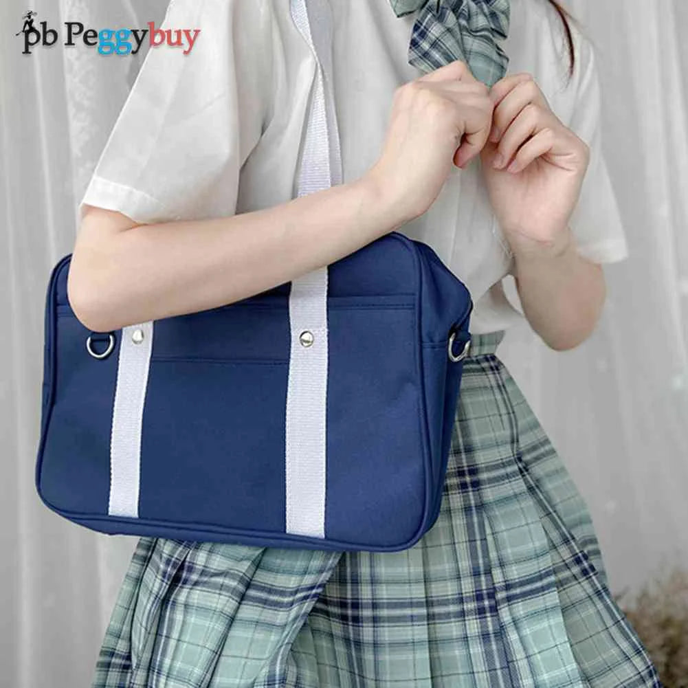 Preppy Style Waterproof Oxford Shoulder Bag