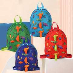 Preschool Backpack Dinosaur Pattern Adjustable Straps Lightweight