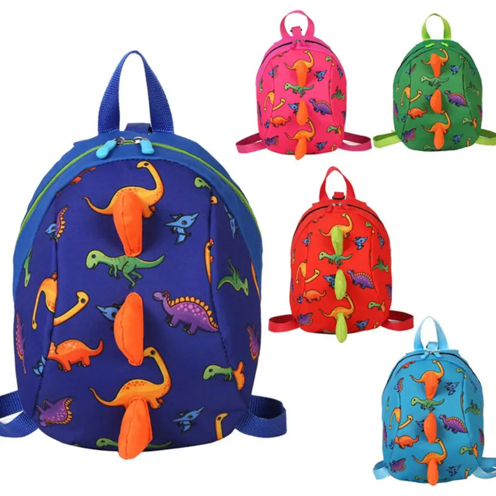 Preschool Backpack Dinosaur Pattern Adjustable Straps Lightweight