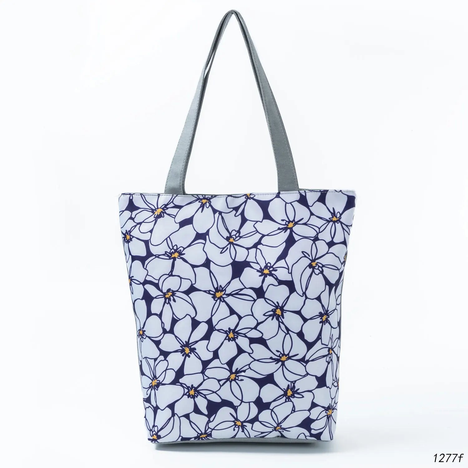 Floral Print Casual Tote Bag Large Capacity Shoulder Bags Lady Shopping Bag