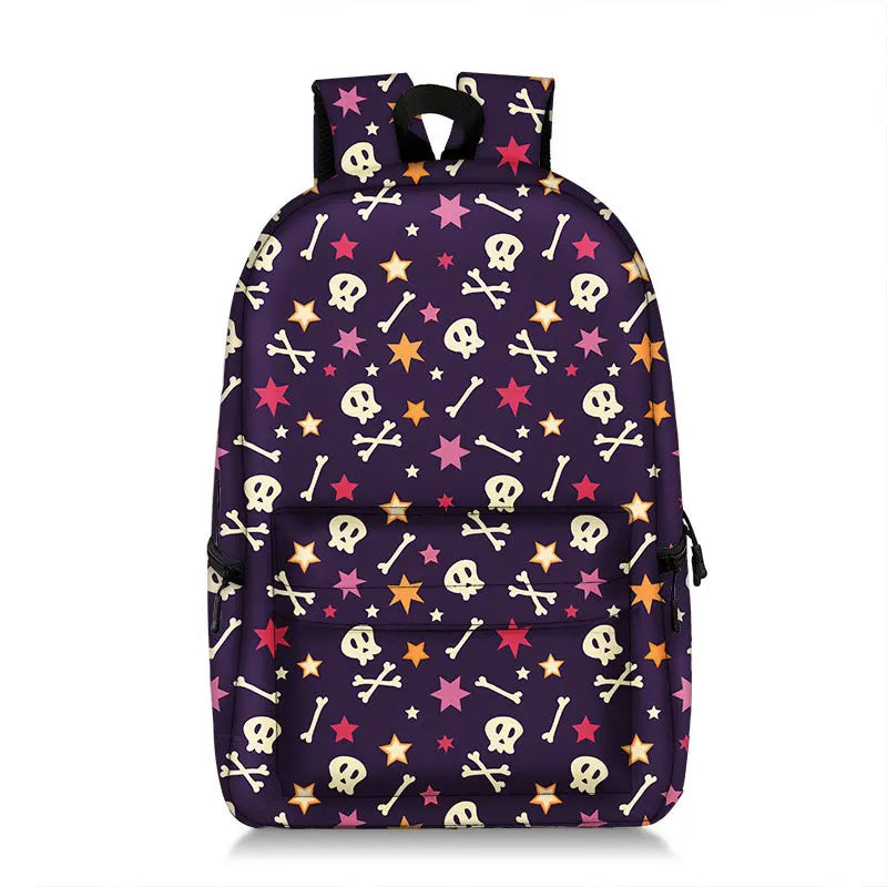 Capacity Backpack Canvas Boys Girls Schoolbag Rucksack Travel Mochila