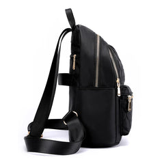 Diamond Lattice Women School Backpack Female Travel Backpack