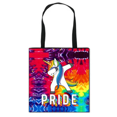 Pride LGBT Handbag Women Lady Shopping Bag Student Boys Girls High Capacity