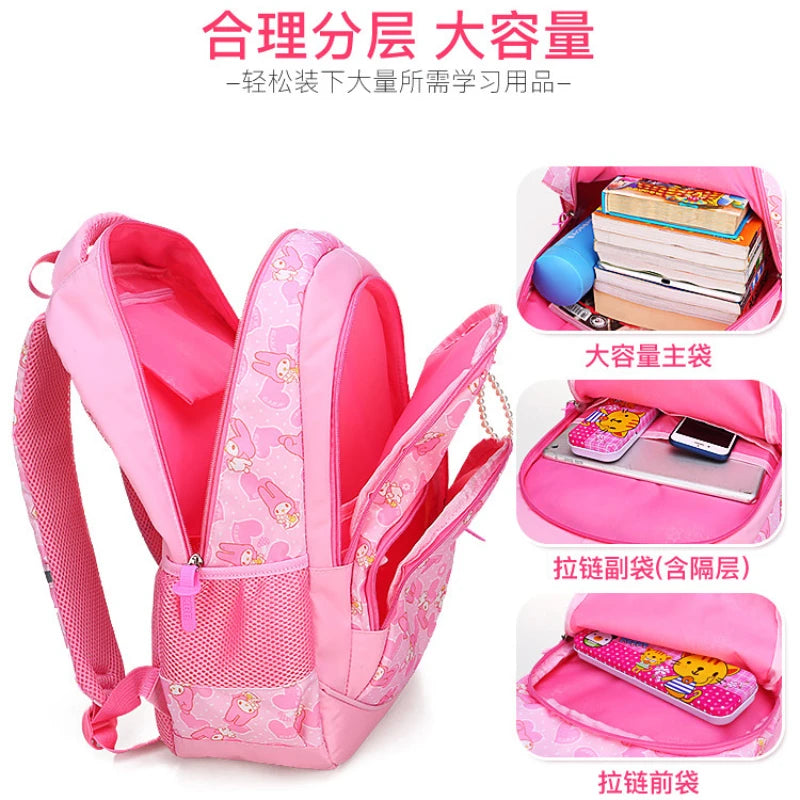 Orthopedic School Backpack Princess for Girls Kids Satchel Schoolbag