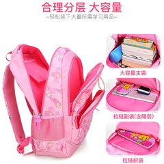 Orthopedic School Backpack Princess for Girls Kids Satchel Schoolbag