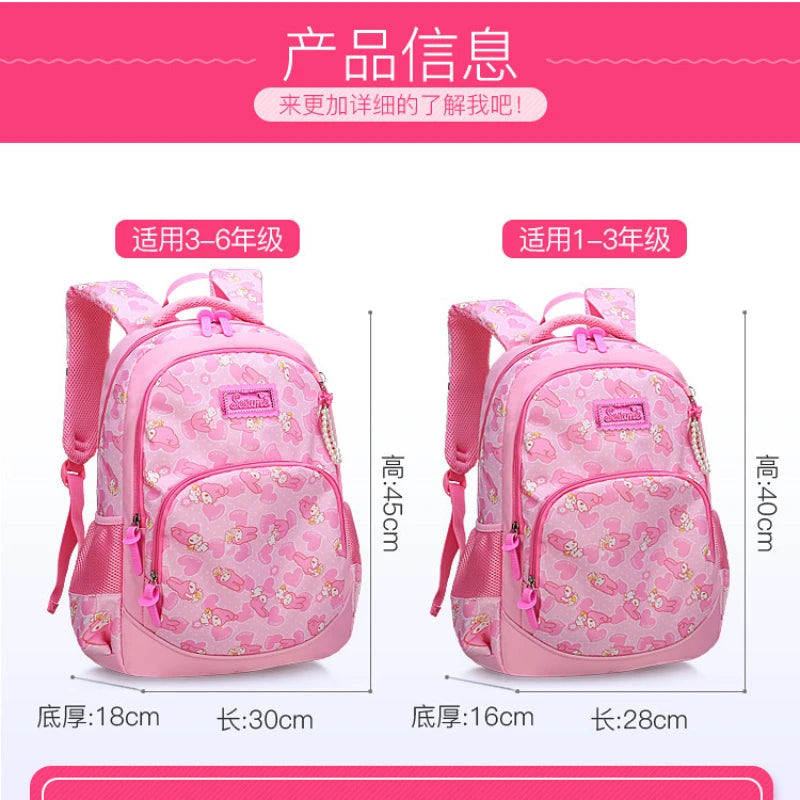 Orthopedic School Backpack Princess for Girls Kids Satchel Schoolbag