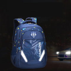 Primary Reflective Strip Baby Mochila School Bag Children Backpack