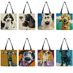 Dog Tote Bag Eco Friendly High Capacity Women's Bag