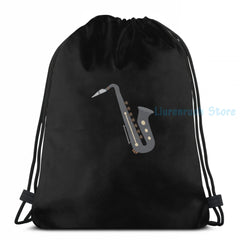 Saxophone Woodwind Aerophone Musicians Gift USB Charge Backpack