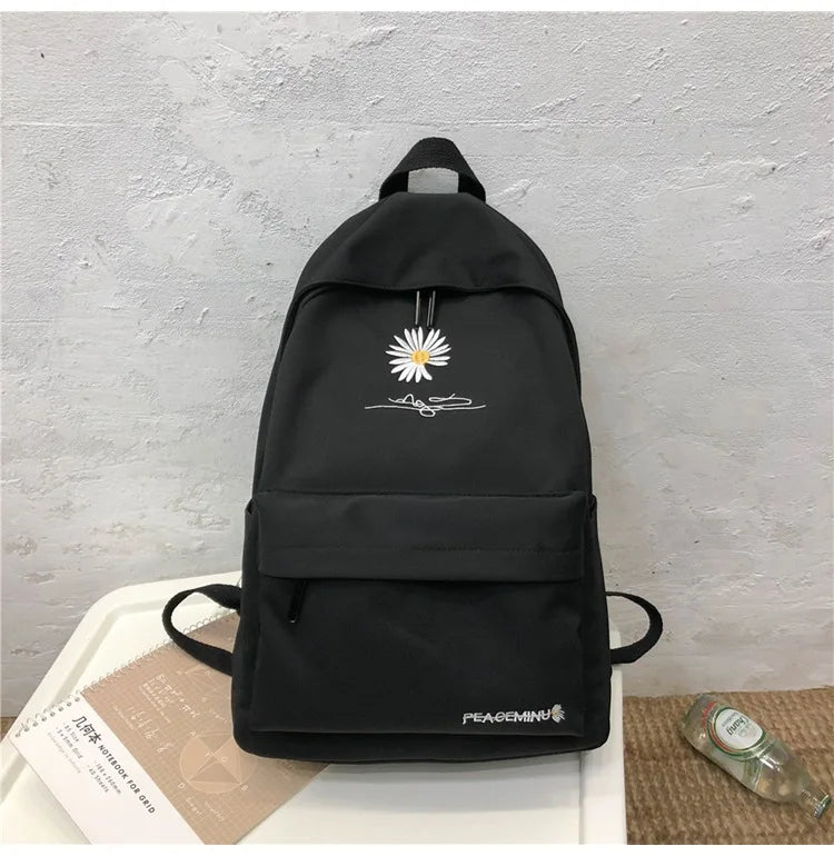 Flower Children School Bags Teenage Girls Waterproof Backpack