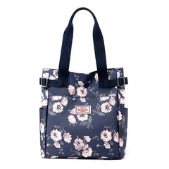 Flower Women Large Capacity Shoulder Bag Nylon Ladies Totes Handbags