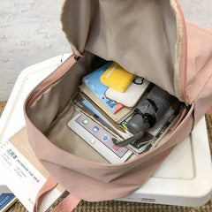 Floral School Bag Teen Girls Bookbag Women Backpack High School Waterproof