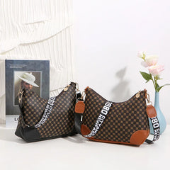 Printed Messenger Bag Ladies Crossbody Handbag Large Capacity