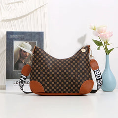 Printed Messenger Bag Ladies Crossbody Handbag Large Capacity