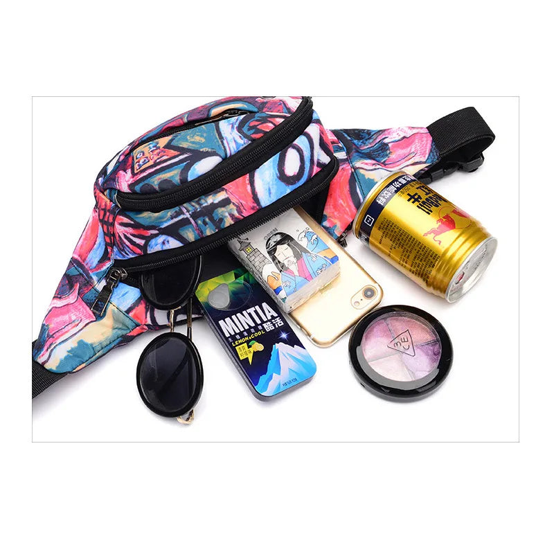 Women's Waist Bag Waterproof Belt Bags for Ladies Travel Phone Case