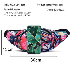 Women's Waist Bag Waterproof Belt Bags for Ladies Travel Phone Case