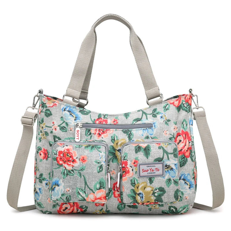 Nylon Women Handbag Shoulder Bag Large Capacity Tote Vintage Messenger Bag