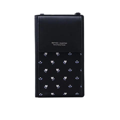Flower Mini Crossbody Bag Women PU Leather Shoulder Messenger Small Lady Wallet
