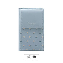Flower Mini Crossbody Bag Women PU Leather Shoulder Messenger Small Lady Wallet