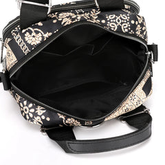Nylon Shoulder Bag For Women Multifunction Crossbody Messenger Purse