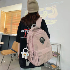 Nylon Women Backpack Anti-Theft Shoulder Bag for Teenage Girls