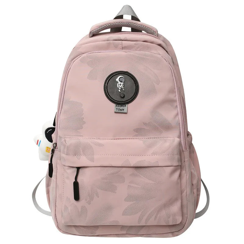 Nylon Women Backpack Anti-Theft Shoulder Bag for Teenage Girls