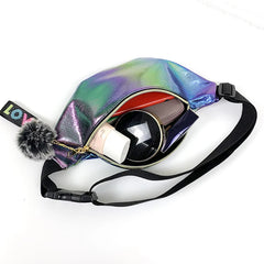 Glitter Waist Pouch Sequins Belt Bag for Women