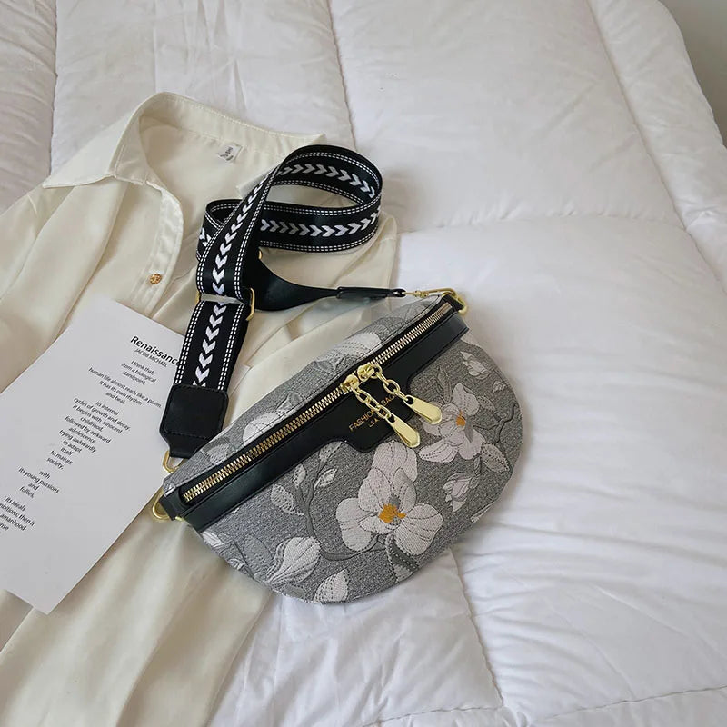 Women's Canvas Waist Bag High Quality Handbag
