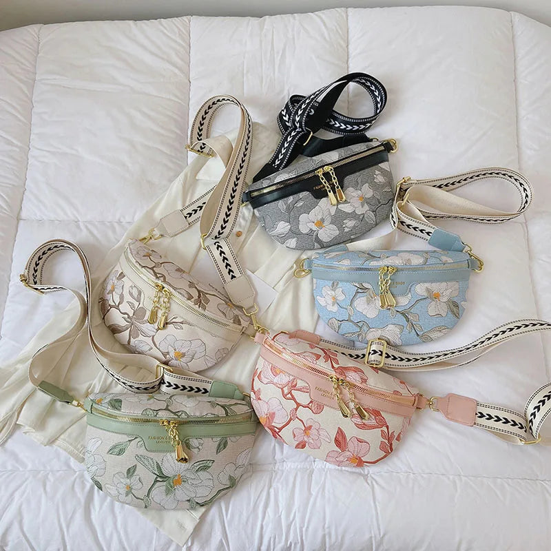 Women's Canvas Waist Bag High Quality Handbag
