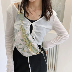 Women's Canvas Waist Bag High Quality Handbag