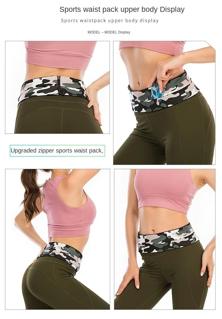 Professional Running Waist Bag Men Women Gym Yoga Sports Bag