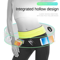 Running Waist Bag Hidden Pouch Gym Yoga Fitness Waist Pack