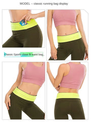Running Waist Bag Hidden Pouch Gym Yoga Fitness Waist Pack