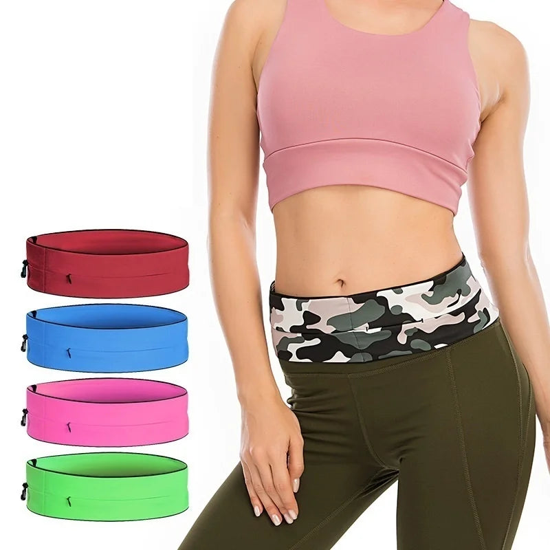 Running Waist Bag Hidden Pouch Gym Yoga Fitness Waist Pack