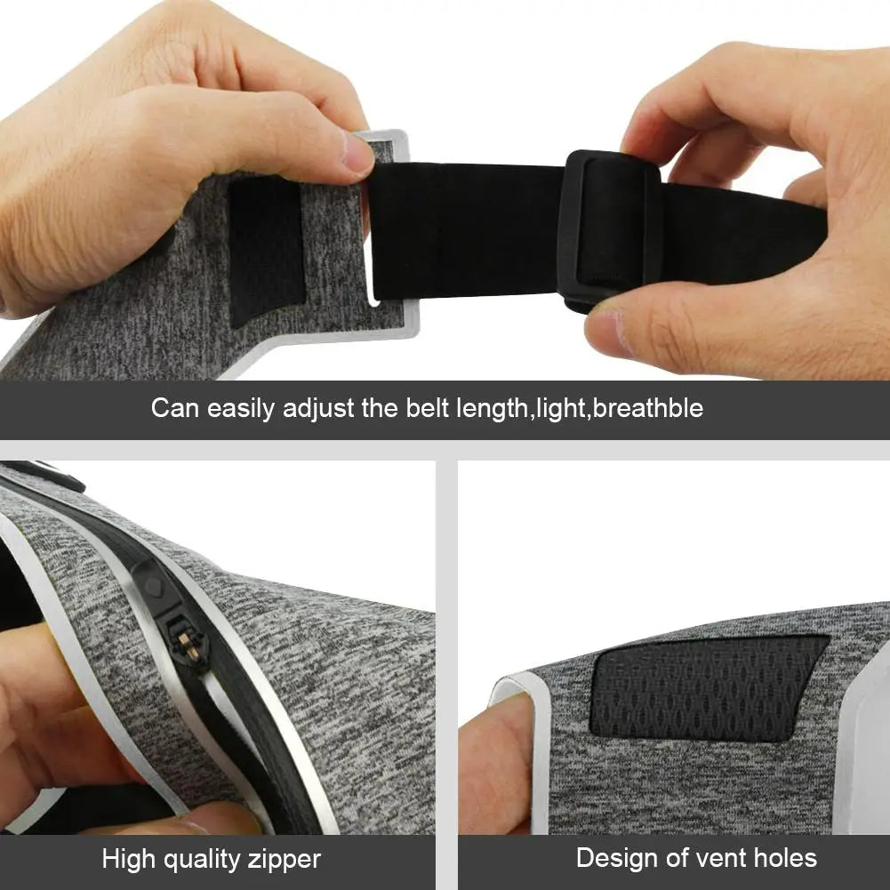 Running Waist Pack Hidden Pouch Gym Bag for Men and Women