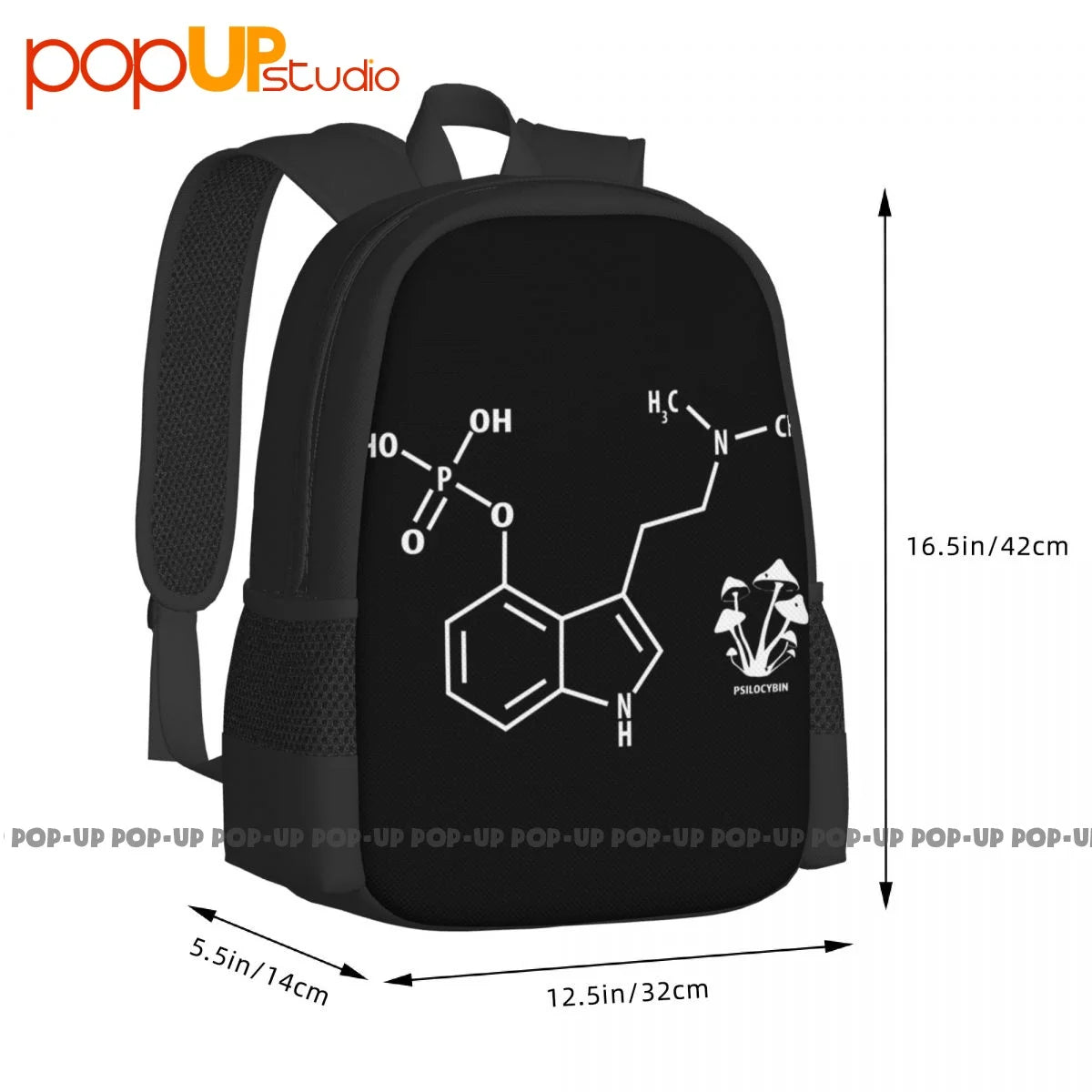 Psilocybin Psychedelic Backpack Large Capacity Softback Sports Style