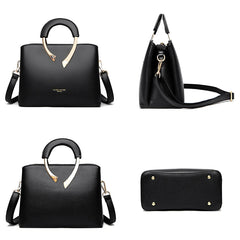 PU Leather Casual Crossbody Bags for Women Handbags Lady Top-Handle Bag