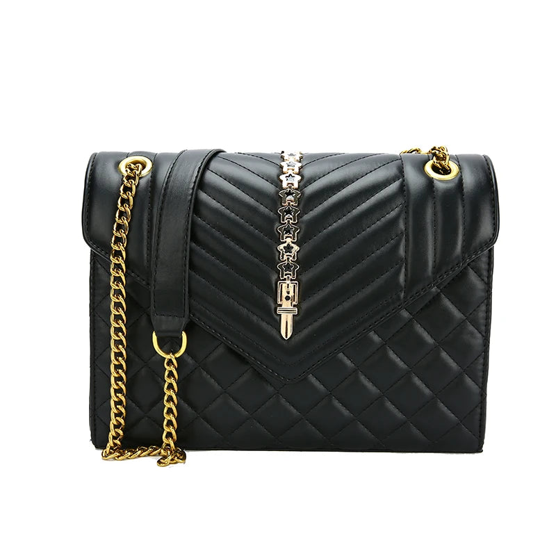 PU Leather Chain Small Shoulder Bag Women Travel Crossbody Bags Ladies Tote