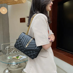 PU Leather Chain Small Shoulder Bag Women Travel Crossbody Bags Ladies Tote