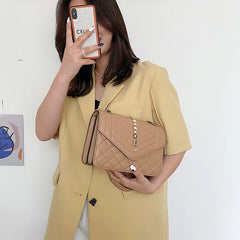 PU Leather Chain Small Shoulder Bag Women Travel Crossbody Bags Ladies Tote