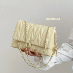 Crossbody Bags Women Lingge Chain Armpit Messenger Bag
