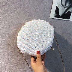 Shell Shape Mini Bag Chain Shoulder Bag for Women