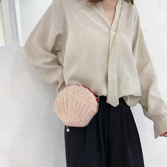 Shell Shape Mini Bag Chain Shoulder Bag for Women